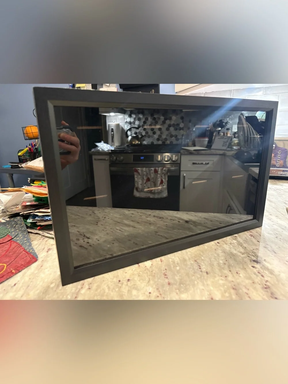 STUDIO DECOR | Military Medal Framed Glass Box Display Case | Black